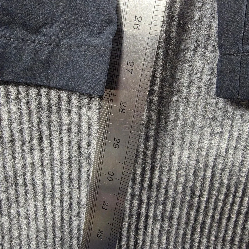 Banana Republic Mens Performance Tech Pants Black Elastic Waist Tapered Size 30